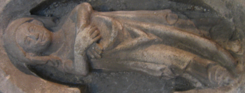 Halstead - St Andrew with Holy Trinity John Bourchier and Helen de Colchester 1329 weeper
